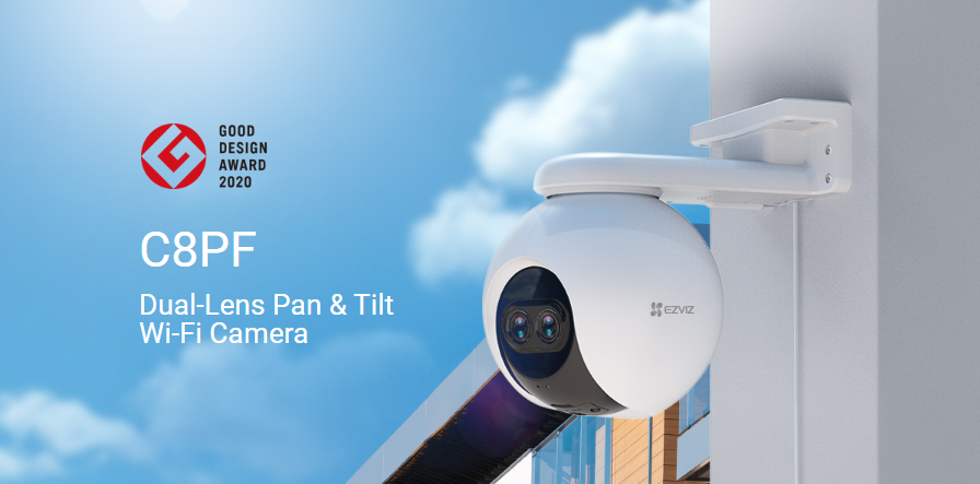 EZVIZ C8PF Dual Lens Pan & Tilt Wi-Fi Camera